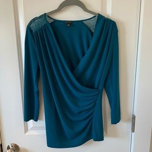 Ann Taylor turquoise blouse